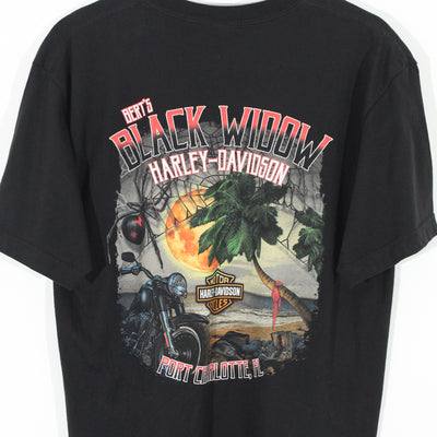 Harley Davidson Port Charlotte Back Print T-Shirt (L)