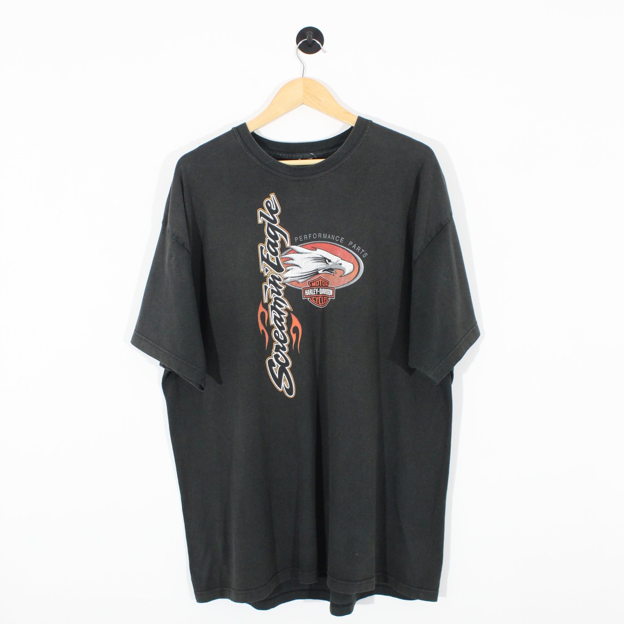 Vintage Harley Davidson Naples Back Print Tee (XL)