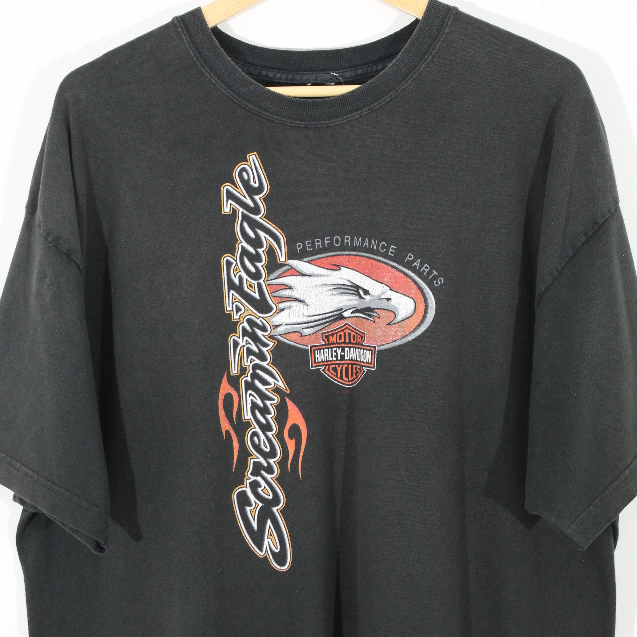 Vintage Harley Davidson Naples Back Print Tee (XL)