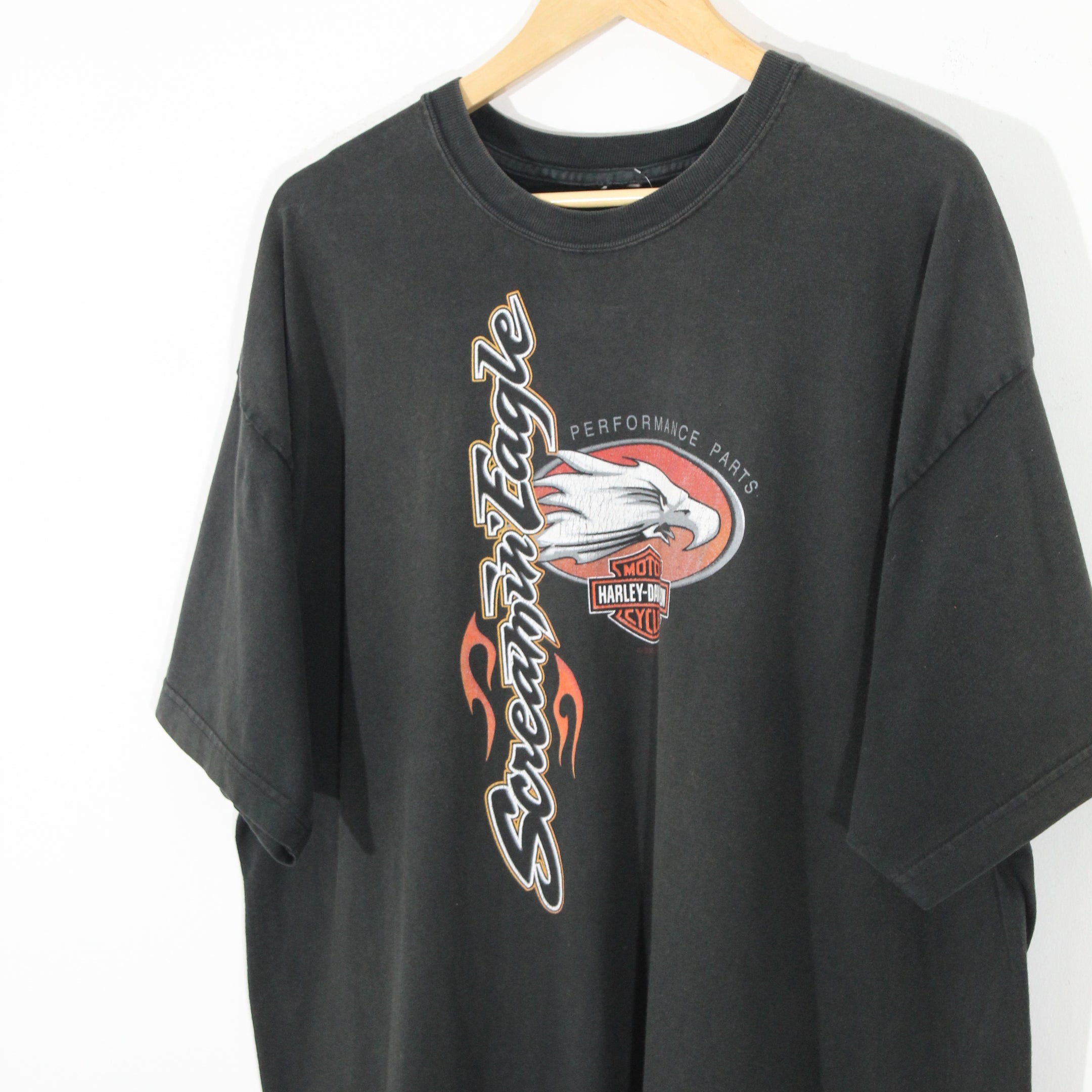 Vintage Harley Davidson Naples Back Print Tee (XL)