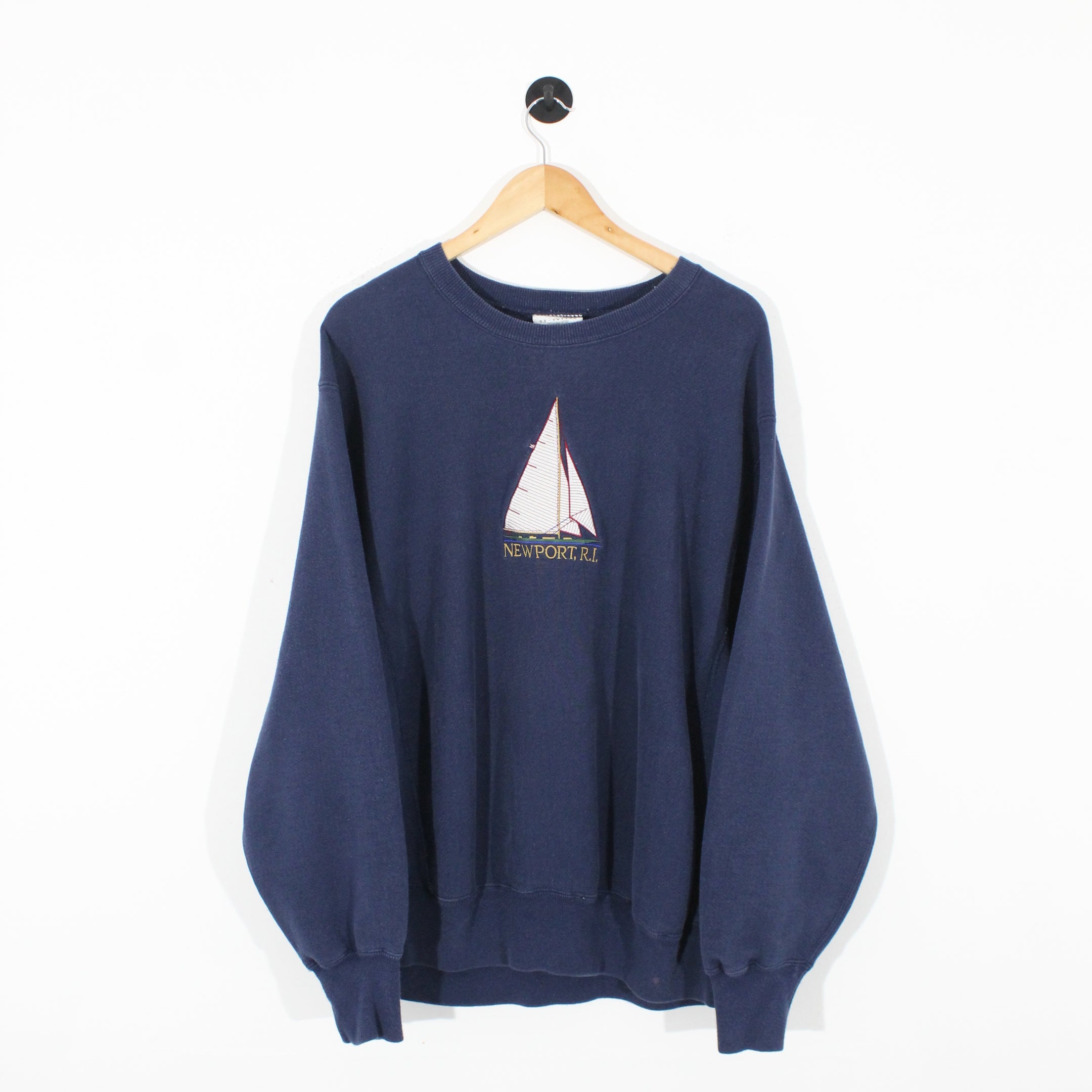 Heavyweight Newport Rhode Island Embroidered Sweatshirt (XL)