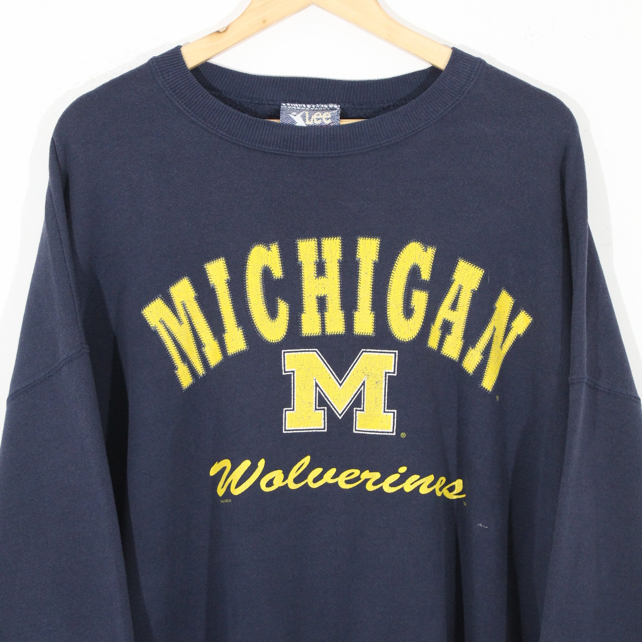 Michigan Wolverines Printed Sweatshirt (2XL)