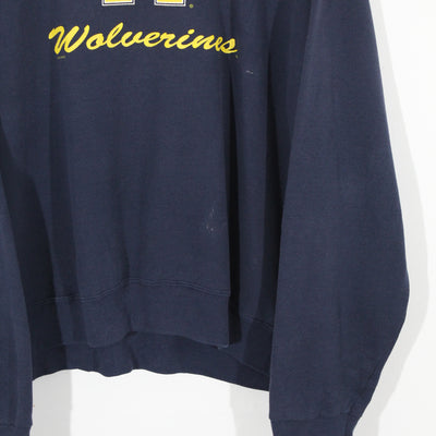 Michigan Wolverines Printed Sweatshirt (2XL)