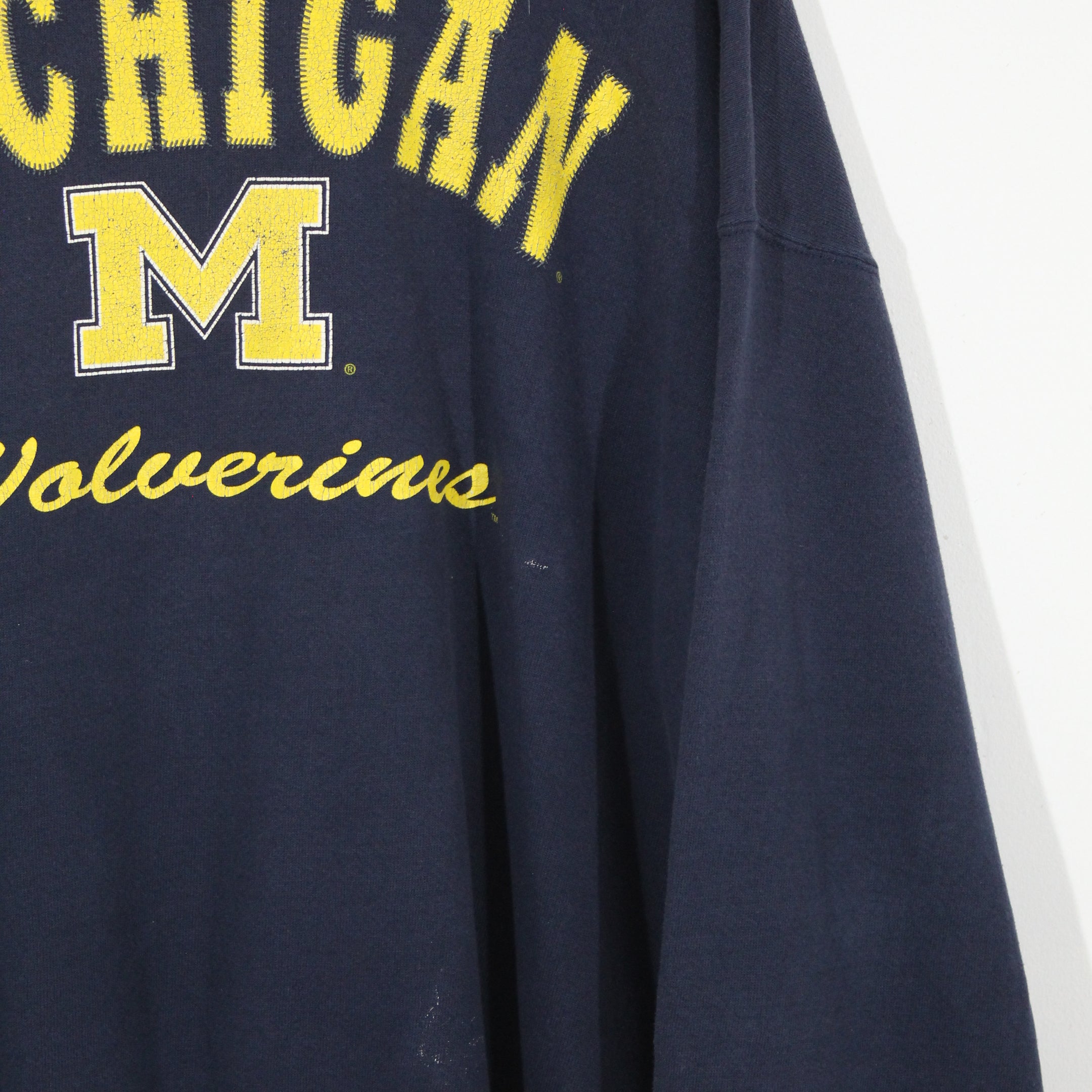 Michigan Wolverines Printed Sweatshirt (2XL)