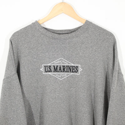 Vintage U.S Marines Embroidered Sweatshirt (L)