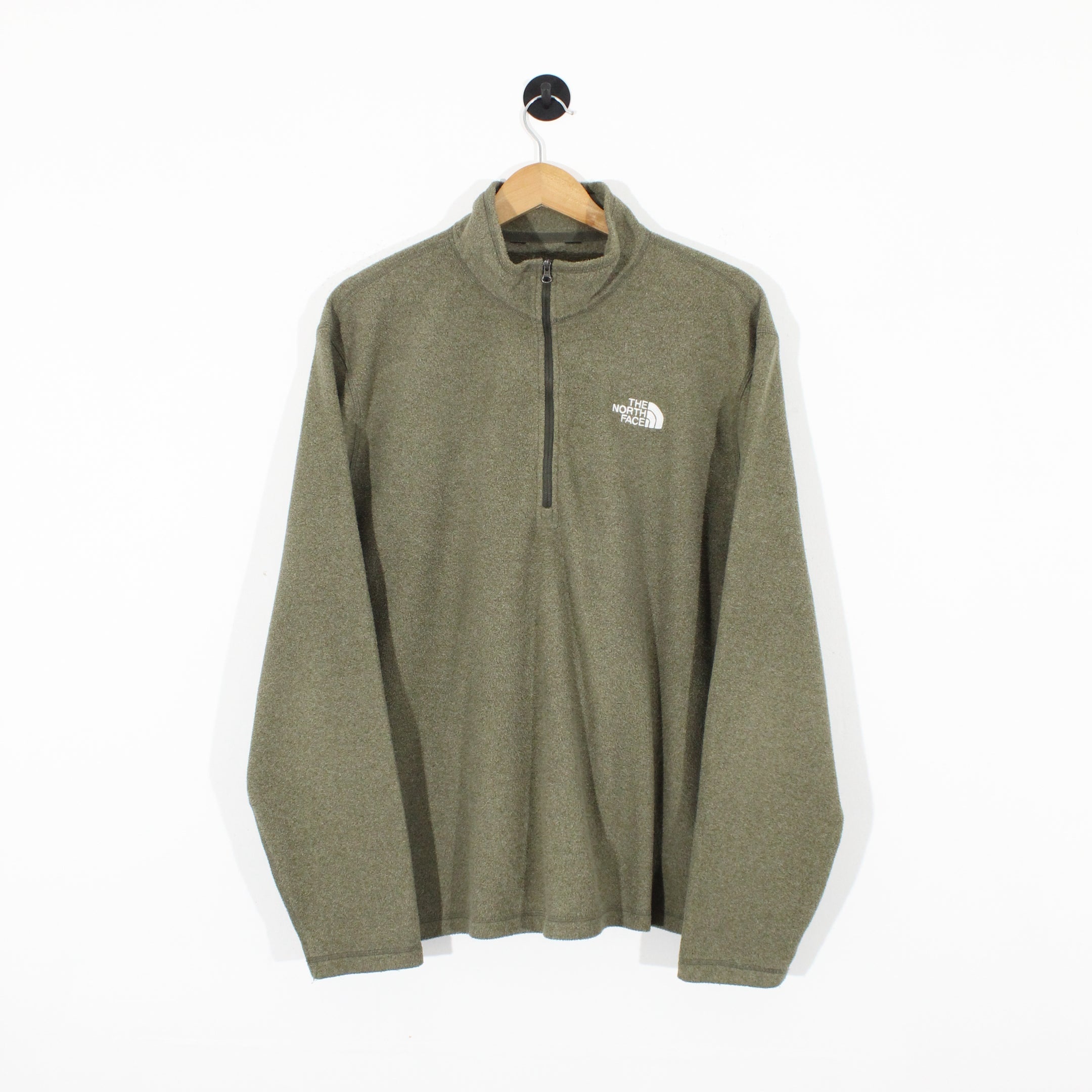 Lightweight Khaki The North Face Quarter Zip Fleece (L/XL)