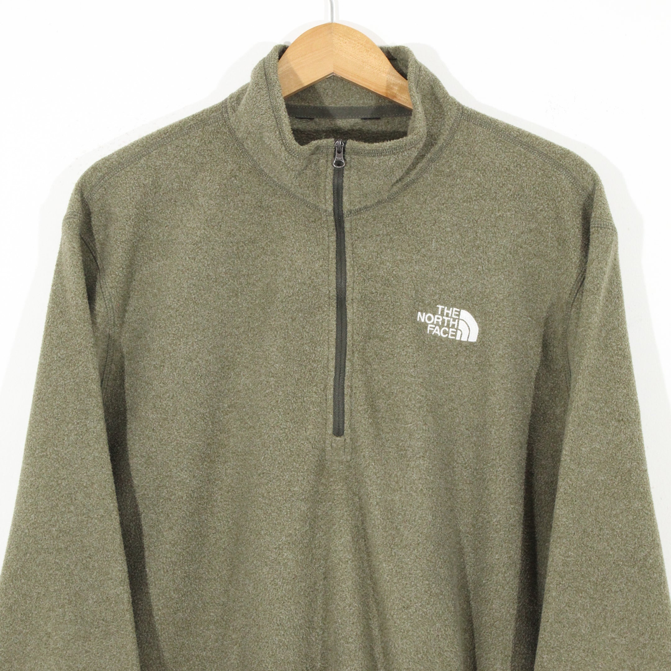 Lightweight Khaki The North Face Quarter Zip Fleece (L/XL)