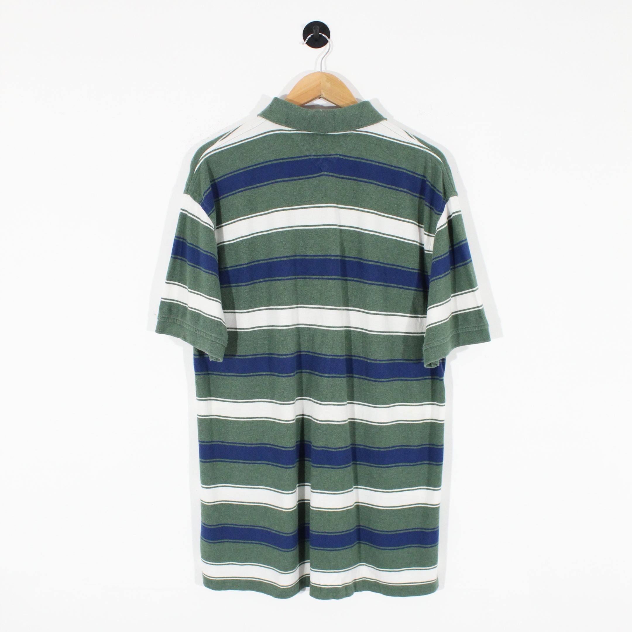 Striped Tommy Hilfiger Polo Shirt (XL)