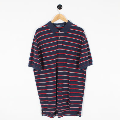 Vintage Ralph Lauren Striped Polo Shirt (2XL)