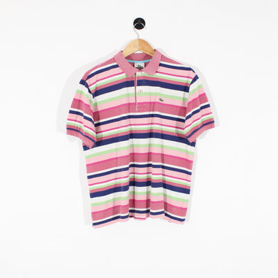 Lacoste Striped Polo Shirt (S)