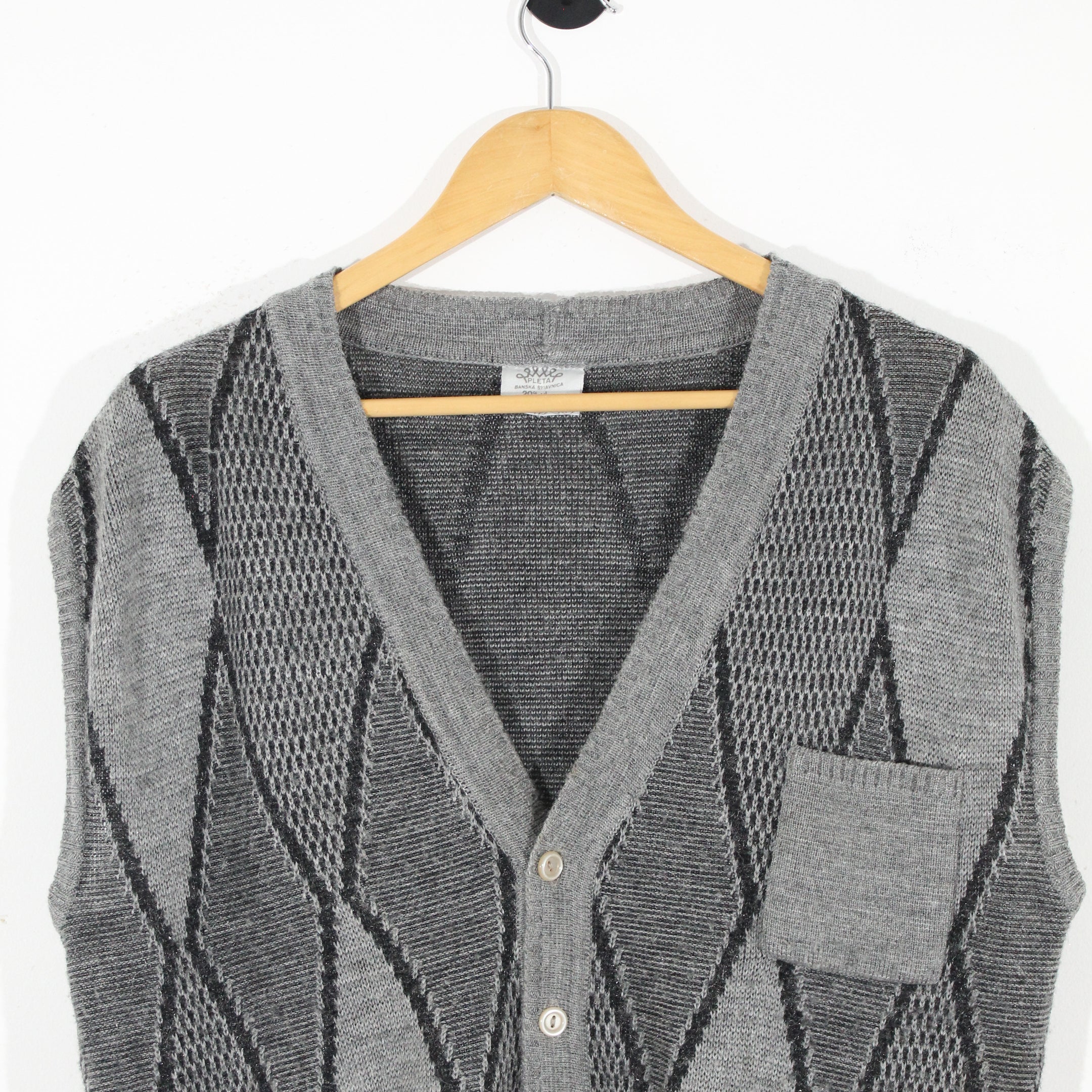 Vintage Knitted Vest (M)