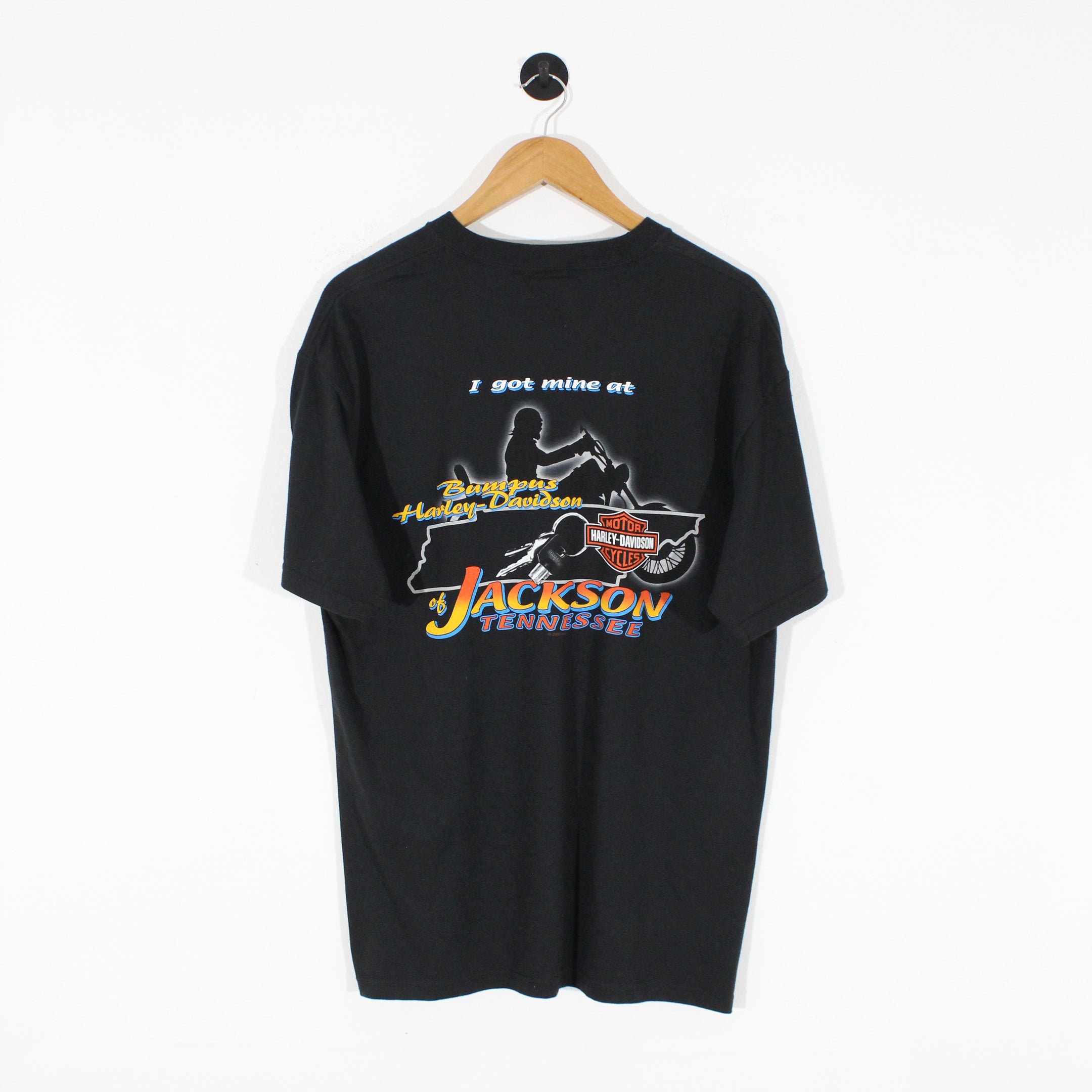 Harley Davidson Jackson Tennessee Printed T-Shirt (L)
