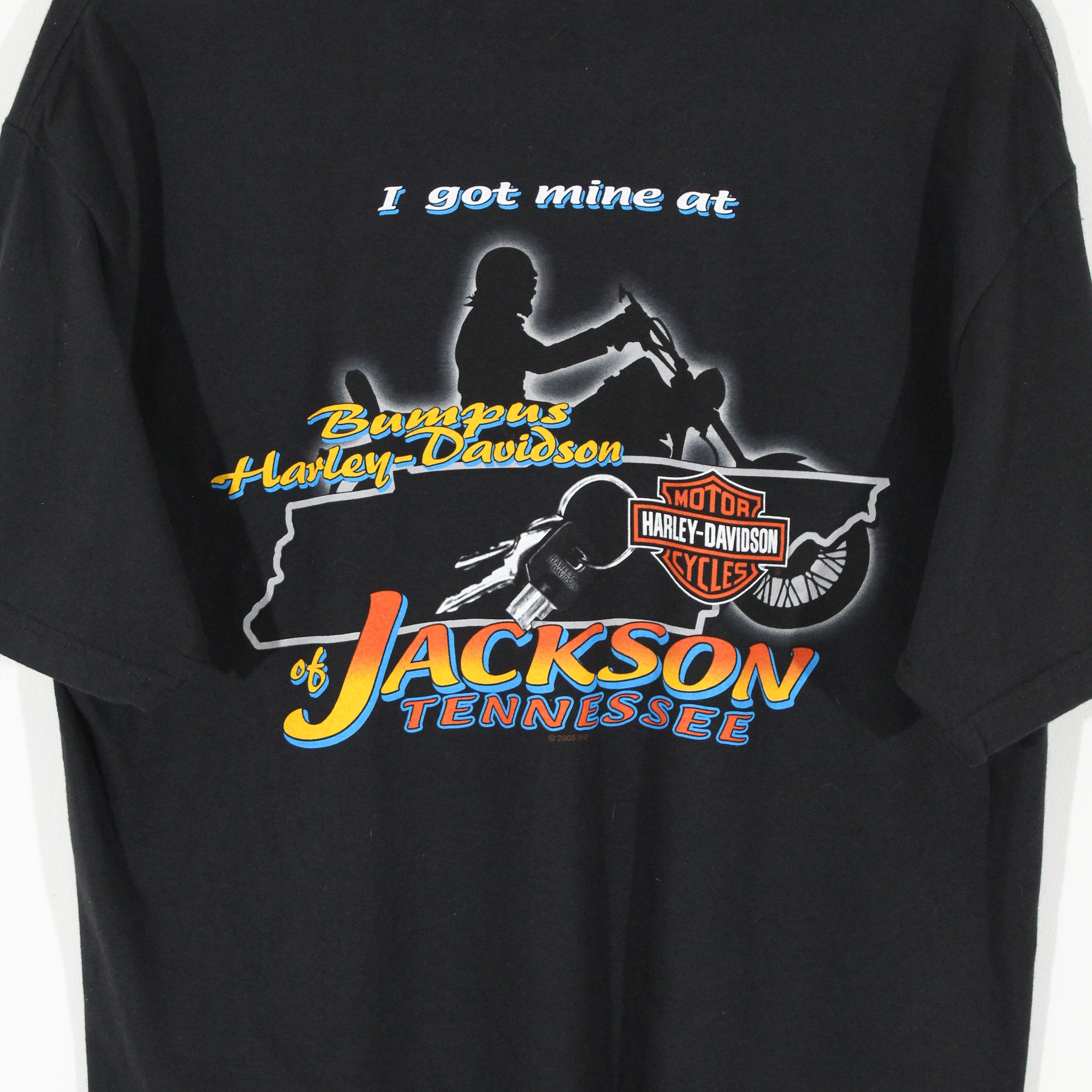 Harley Davidson Jackson Tennessee Printed T-Shirt (L)