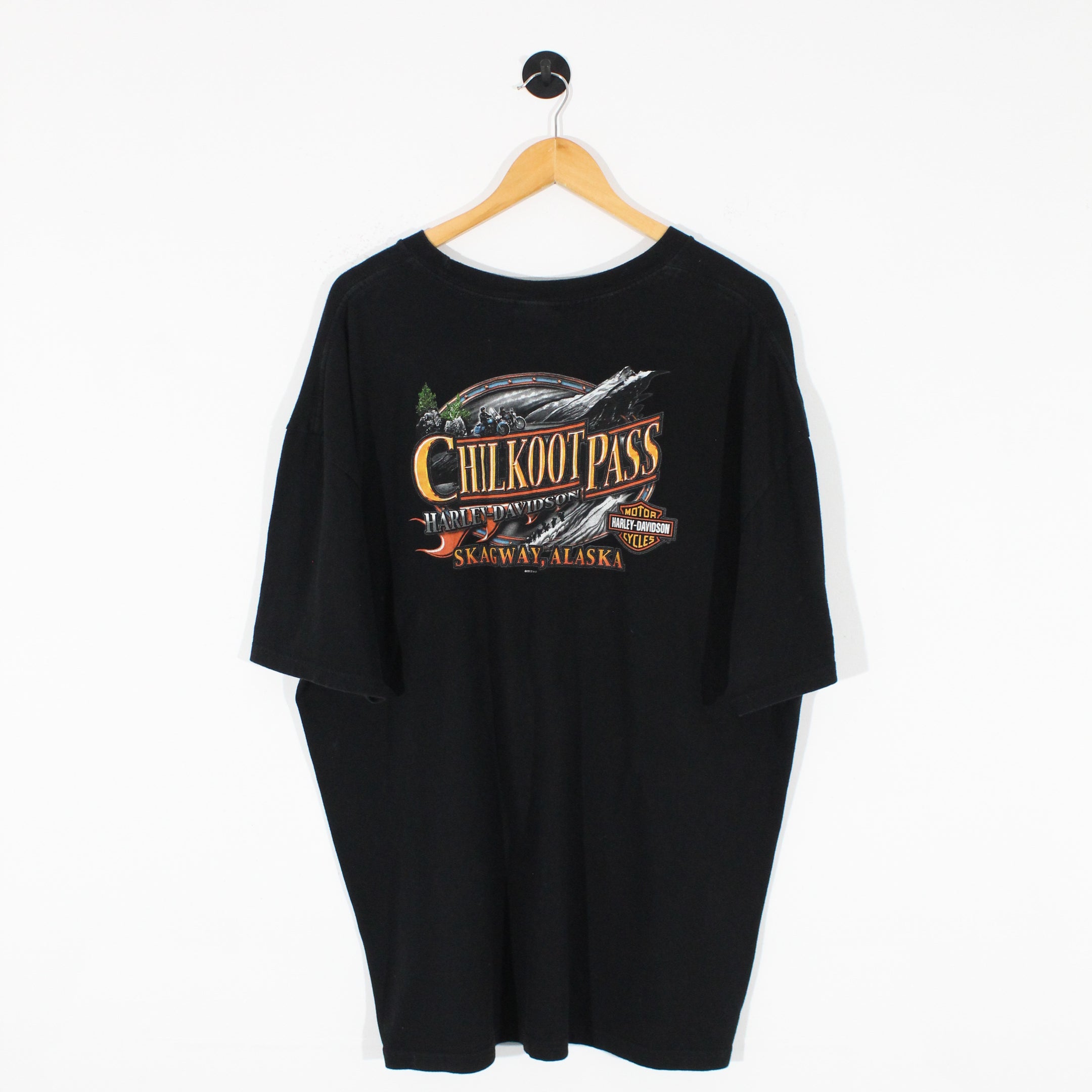 Harley Davidson Chilkoot Pass Printed T-Shirt (3XL)