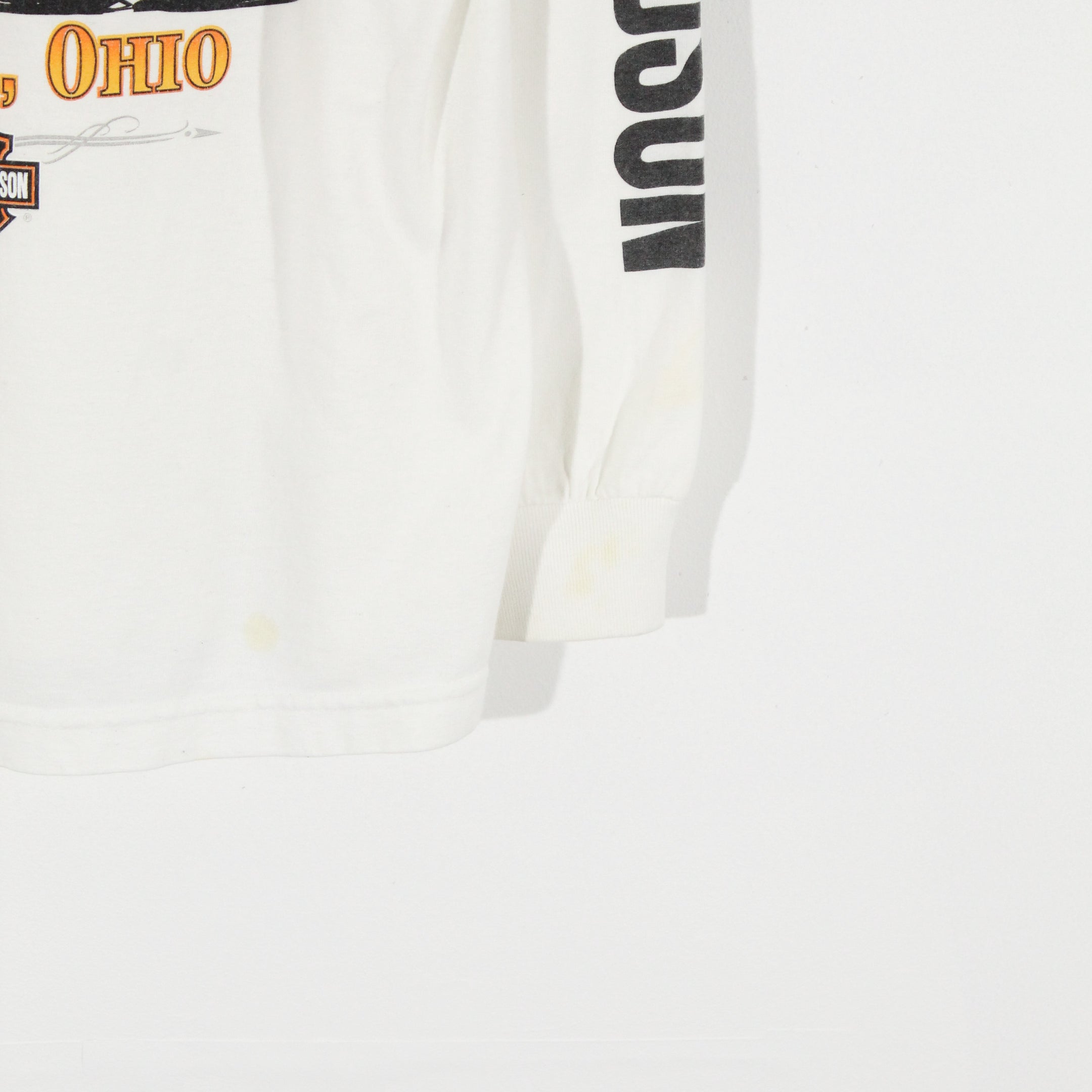 Long Sleeve Back Print Harley T-Shirt (M)