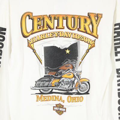 Long Sleeve Back Print Harley T-Shirt (M)