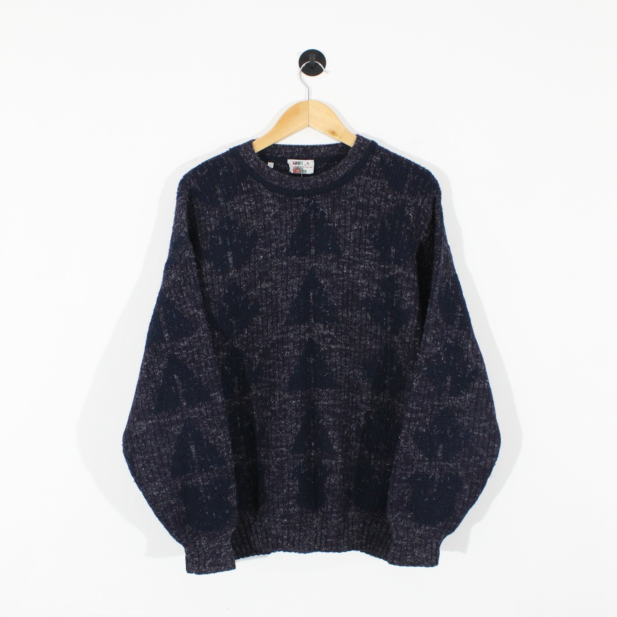 Vintage Patterned Jumper (L)