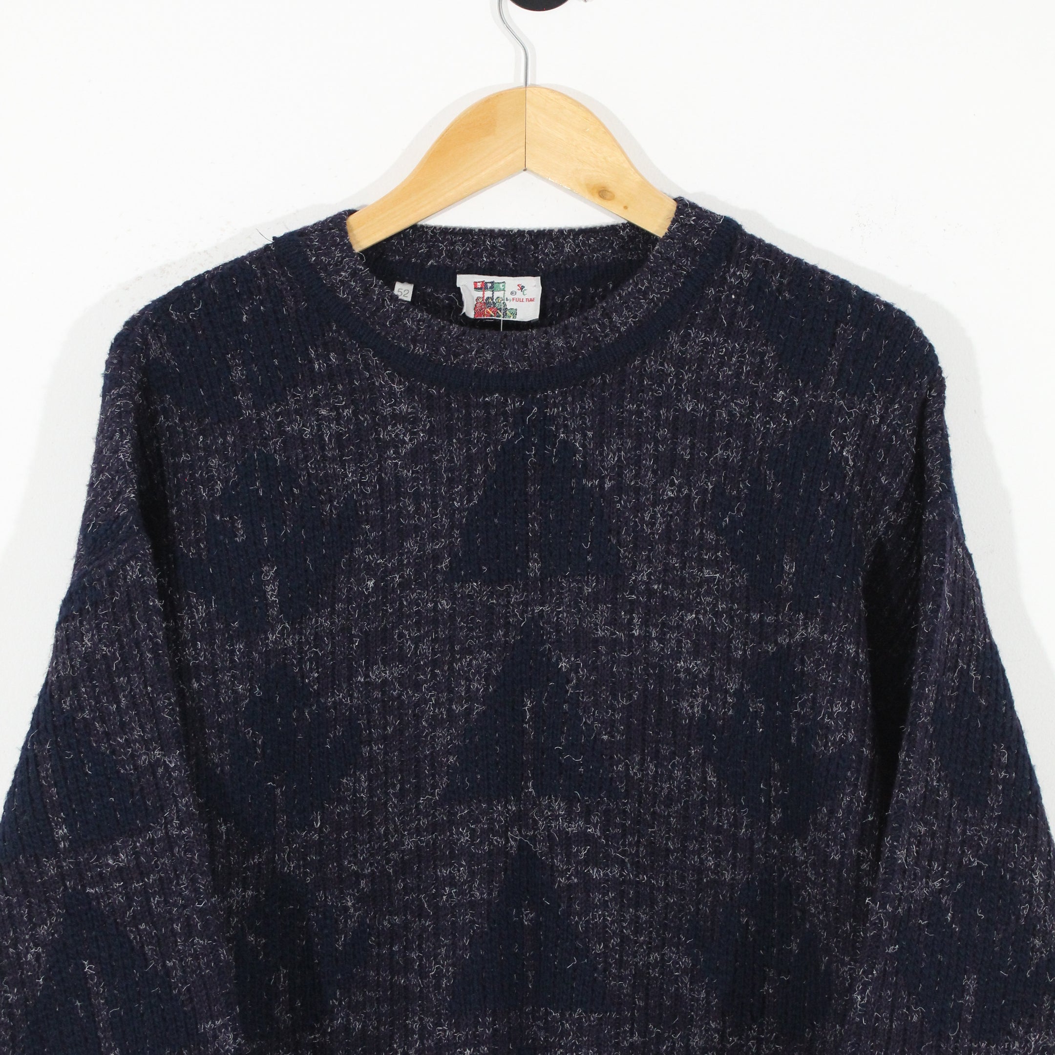 Vintage Patterned Jumper (L)