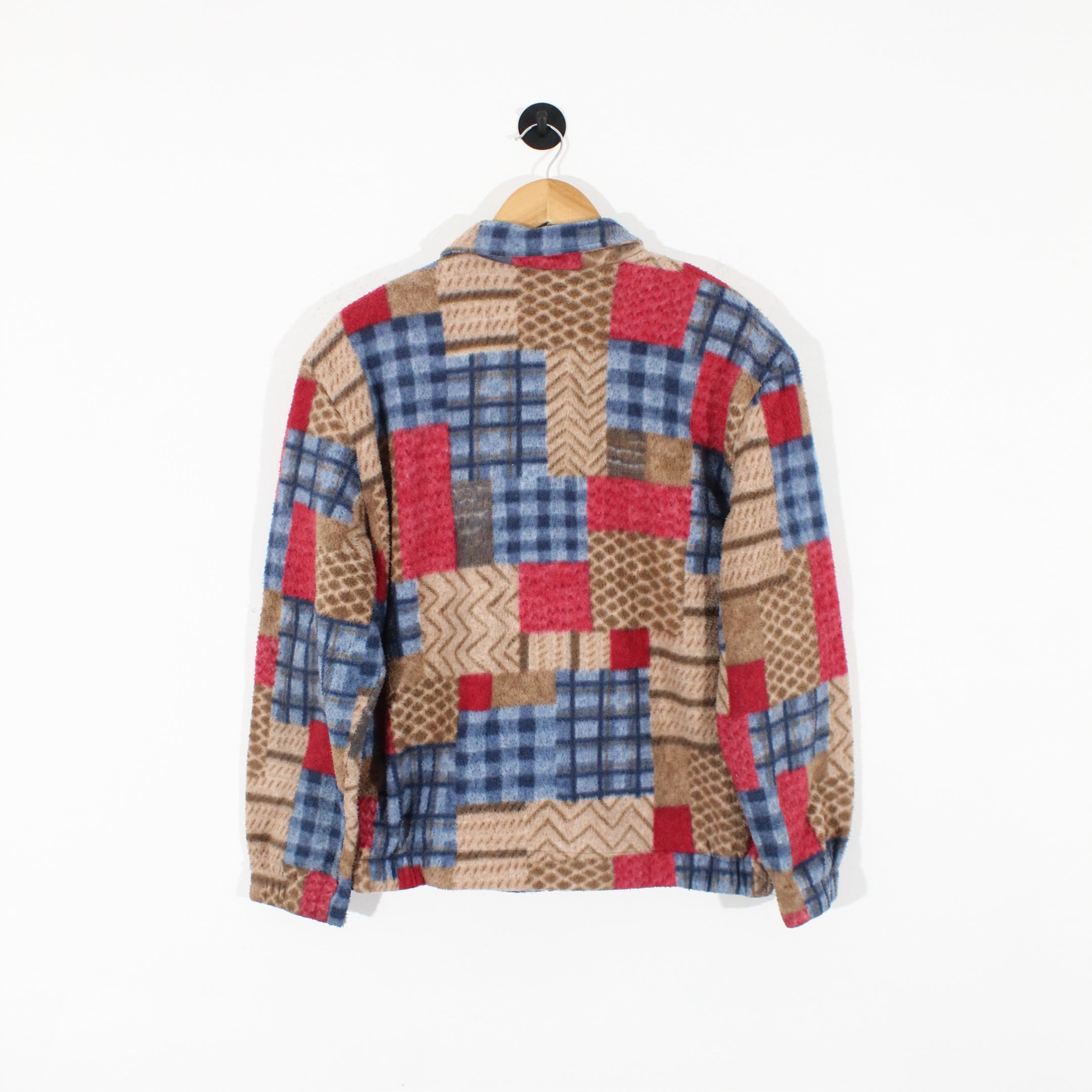 Womens Vintage Patterned Fleece (L)