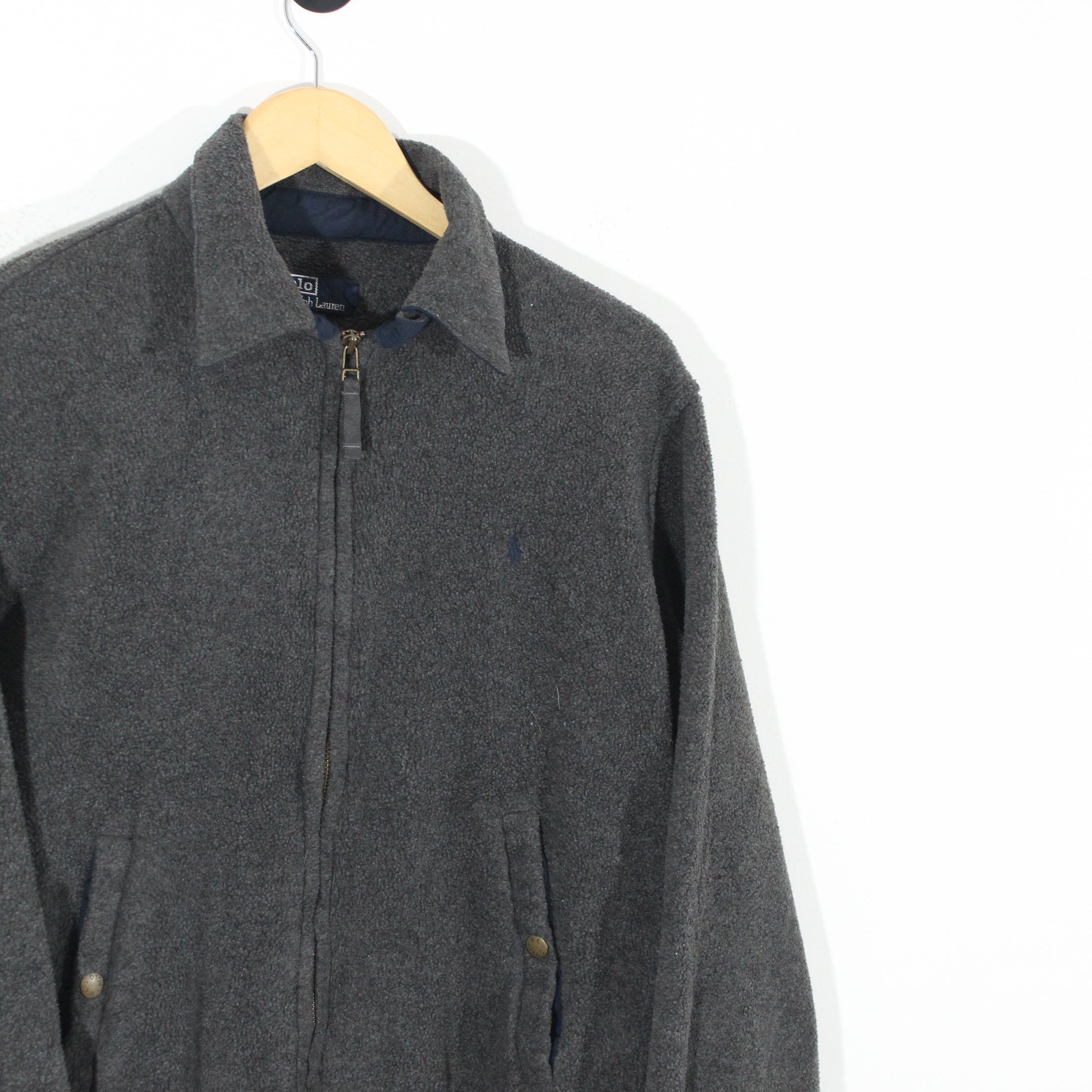 Vintage Ralph Lauren Fleece Harrington Jacket (M)