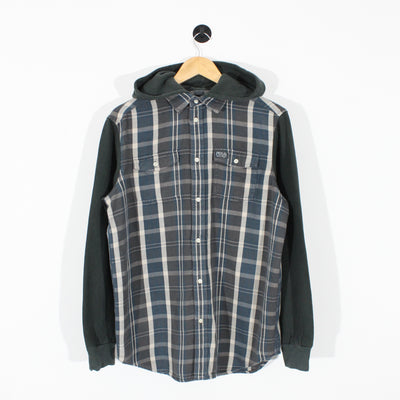 Ralph Lauren Hooded Flannel Shirt (XS)