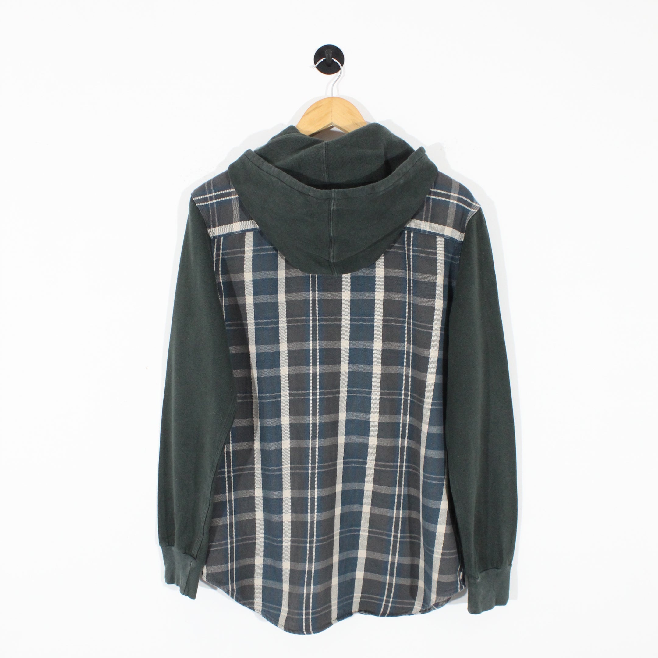 Ralph Lauren Hooded Flannel Shirt (XS)