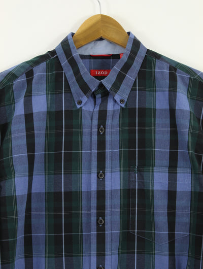 Izod Plaid Shirt (L)