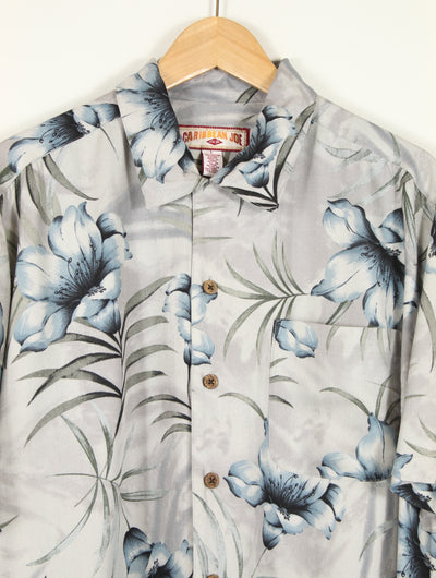 Vintage Floral Print Shirt (L)