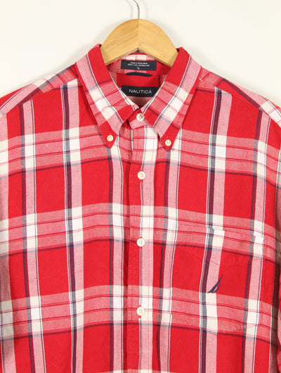 Nautica Rayon & Linen Shirt (L)