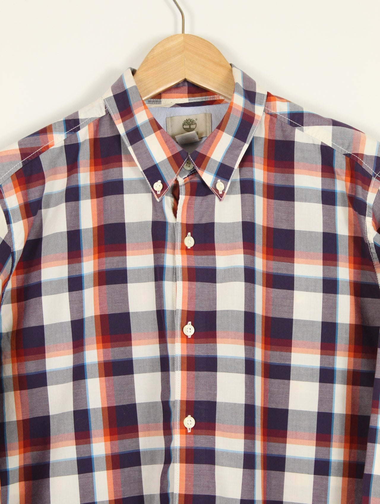 Slim Timberland Checked Shirt (M)