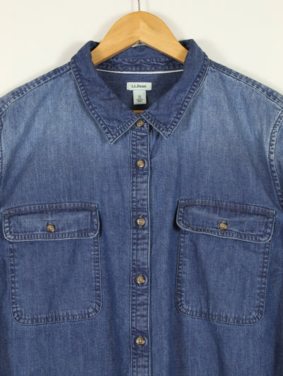 Vintage L.L. Bean Denim Shirt (XL)