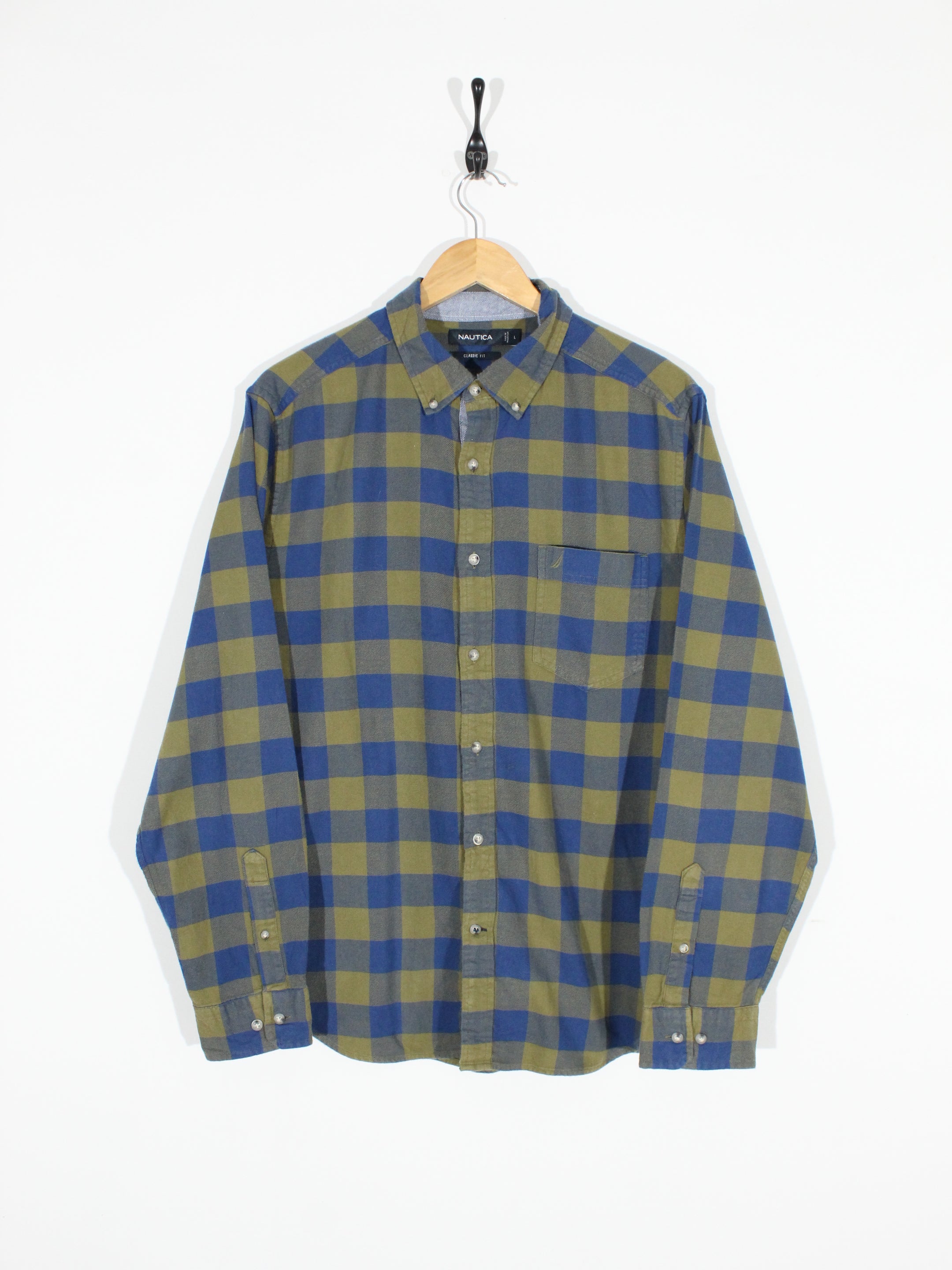Checked Nautica Flannel Shirt (L)