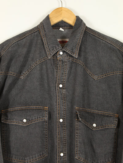 Vintage Denim Shirt (L)