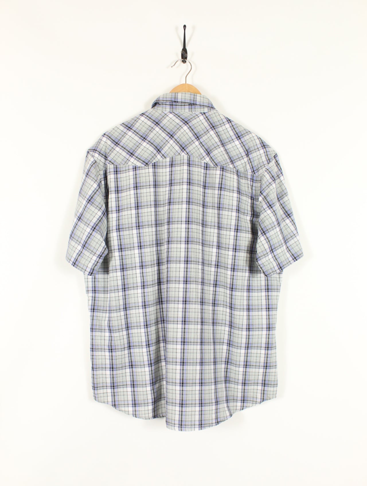 Wrangler Checked Short Sleeve Shirt (XL)