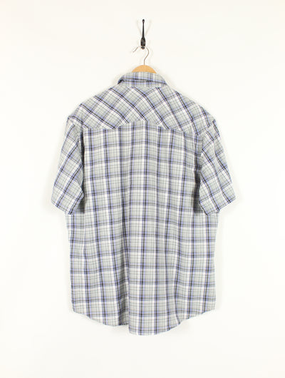 Wrangler Checked Short Sleeve Shirt (XL)