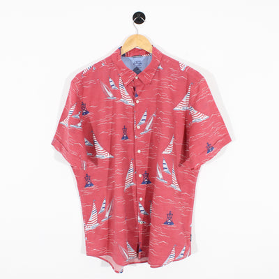 Izod Nautical Print Shirt (XL)