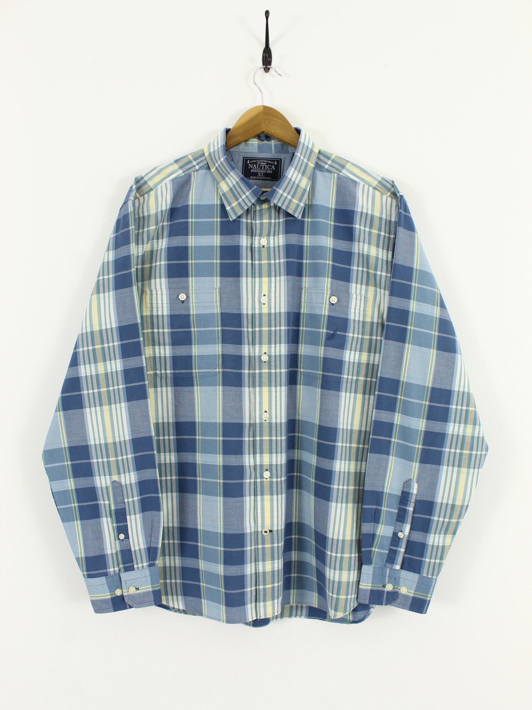 Nautica Plaid Shirt (XL)