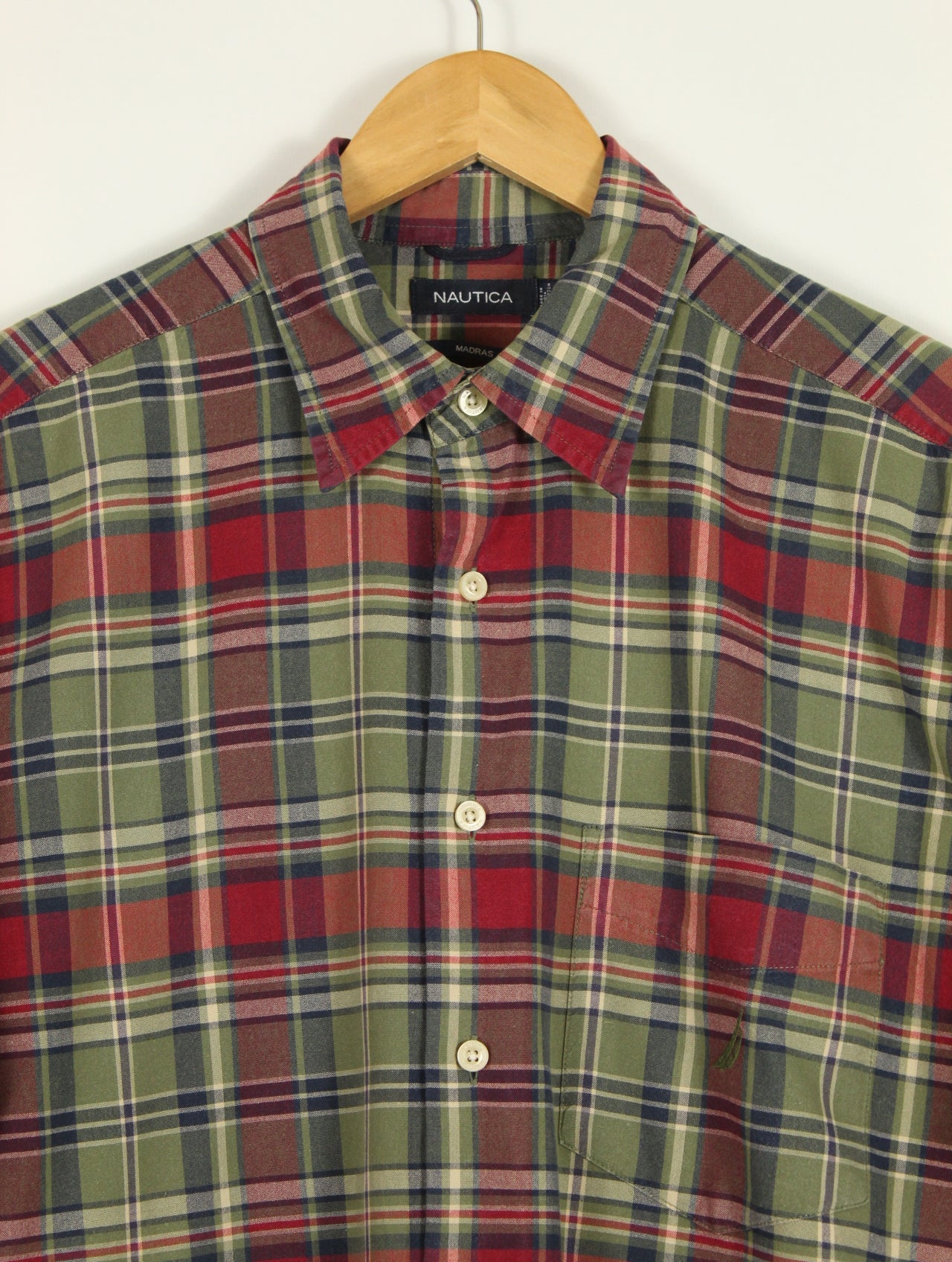 Plaid Nautica Shirt (L/XL)
