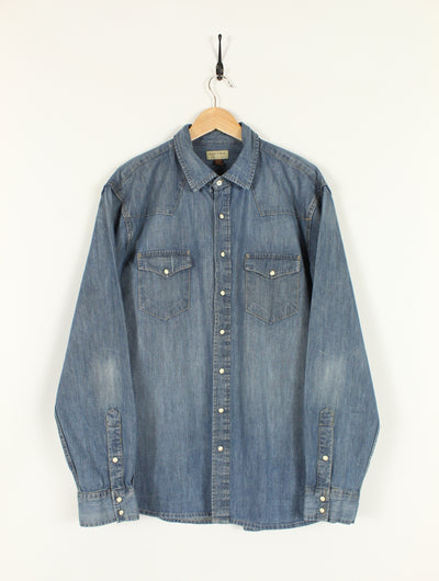 Vintage Denim Shirt (XL)