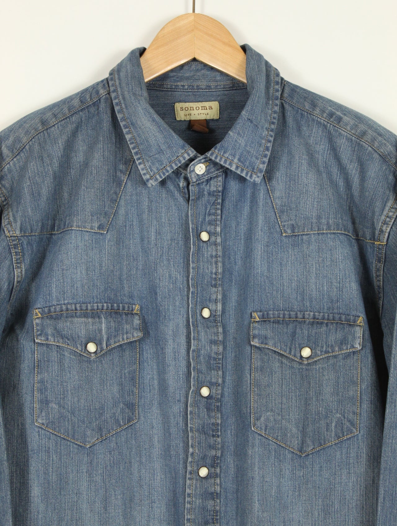 Vintage Denim Shirt (XL)