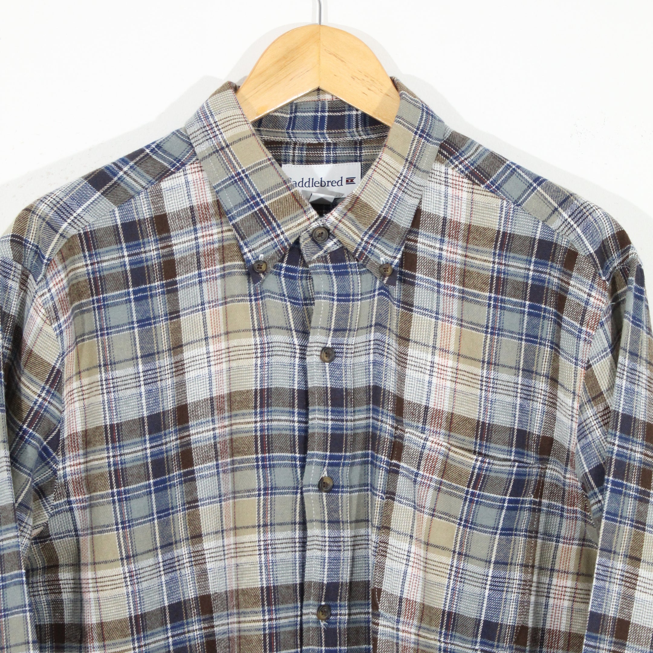 Checked Flannel Shirt (M)