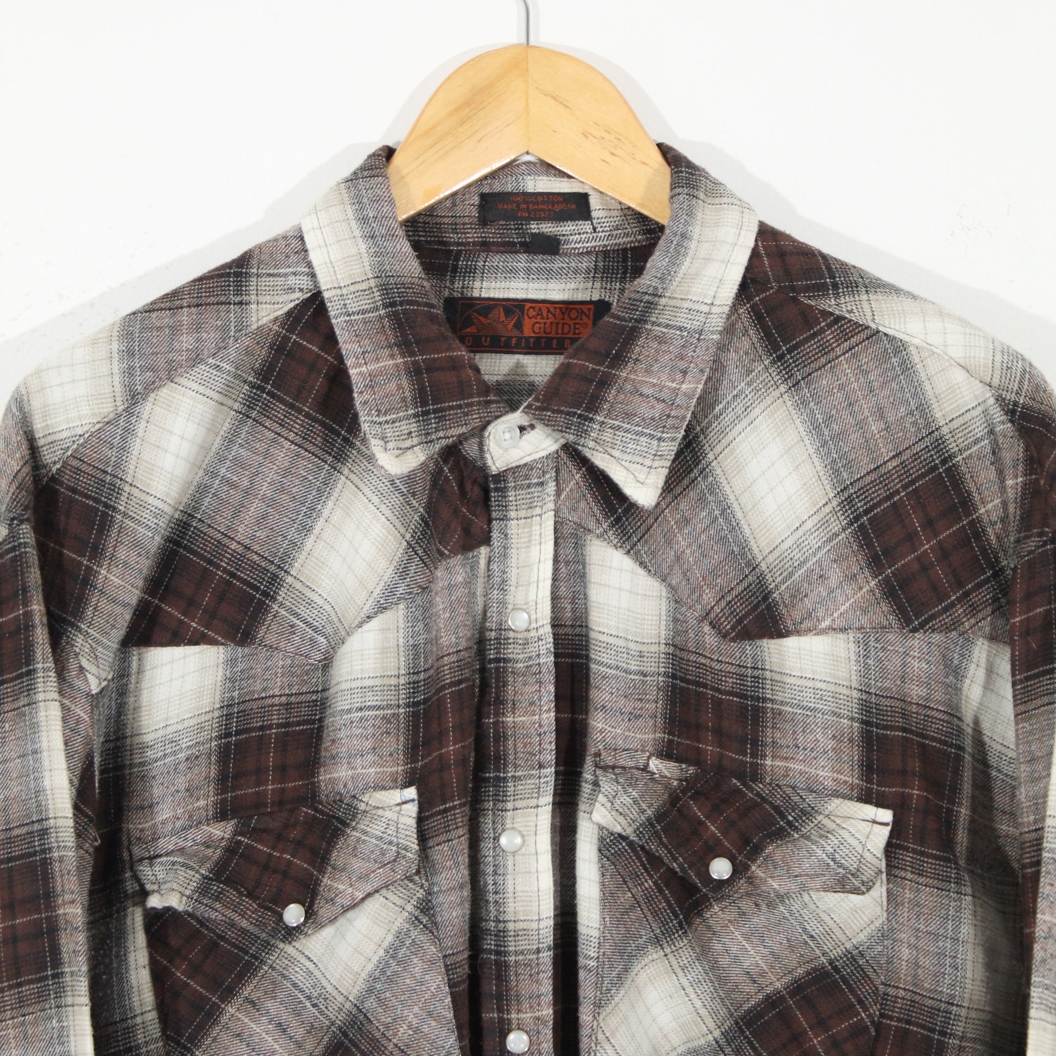 Vintage Western Flannel Shirt (XLT)