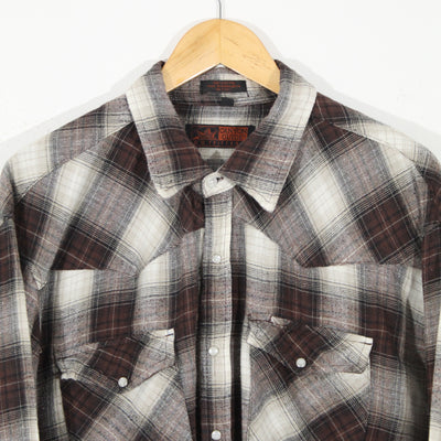 Vintage Western Flannel Shirt (XLT)